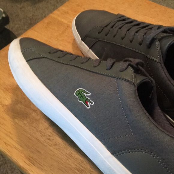 Lacoste Other - Lacoste EUC grey Sneaks 😎